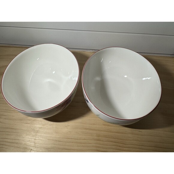 Villeroy & Boch “Mariefleur Gris” 2 Bowls Porcelain Germany Cottagecore Floral - Picture 5 of 6